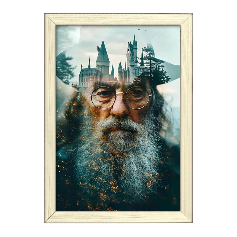 تابلو خندالو طرح گندالف هری پاتر (Harry Potter) کد F14189