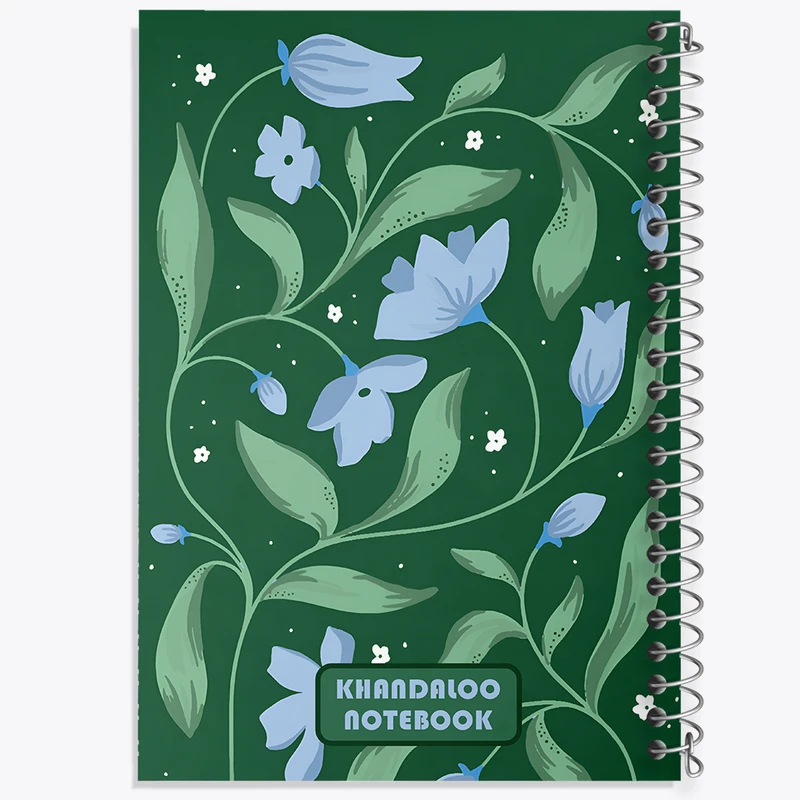 دفتر مشق 100 برگ خندالو طرح گل گلی کد N6106