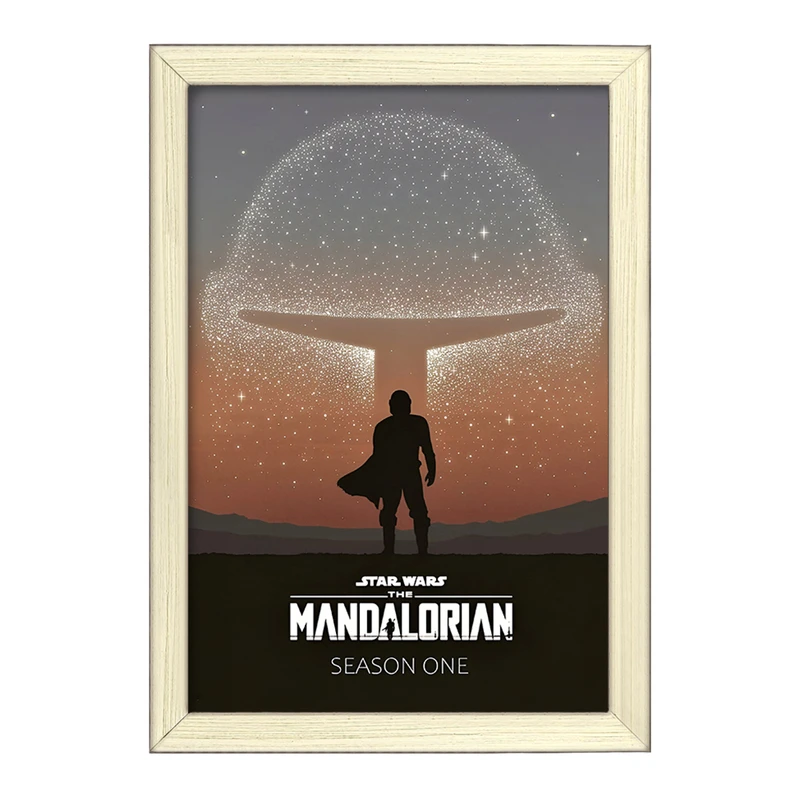 تابلو خندالو طرح مندلورین (The Mandalorian) کد F13746