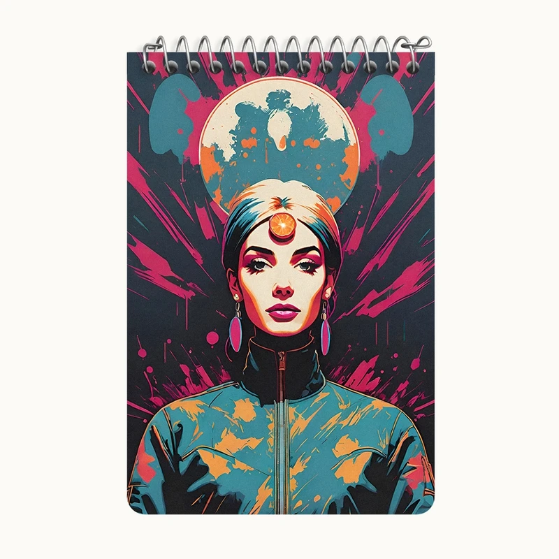 دفتر یادداشت 50 برگ خندالو طرح دخترانه کد F4778