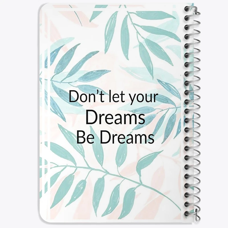 دفتر یادداشت 50 برگ خندالو طرح Don't Dreams Be Dreams کد F11497