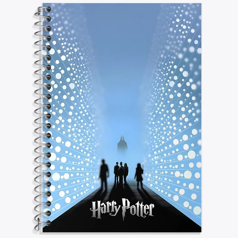 دفتر زبان 50 برگ خندالو مدل سه خط طرح هری پاتر (Harry Potter) کد F9747