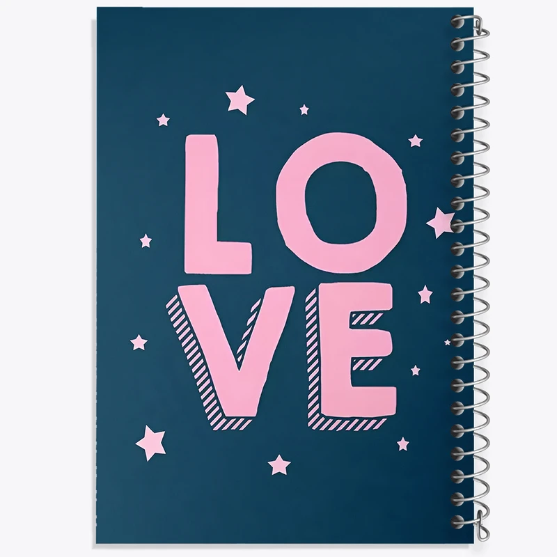 دفتر مشق 50 برگ خندالو طرح Love کد N6029