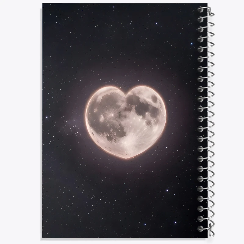 دفتر نقاشی 50 برگ خندالو طرح ماه (Moon) کد F9470