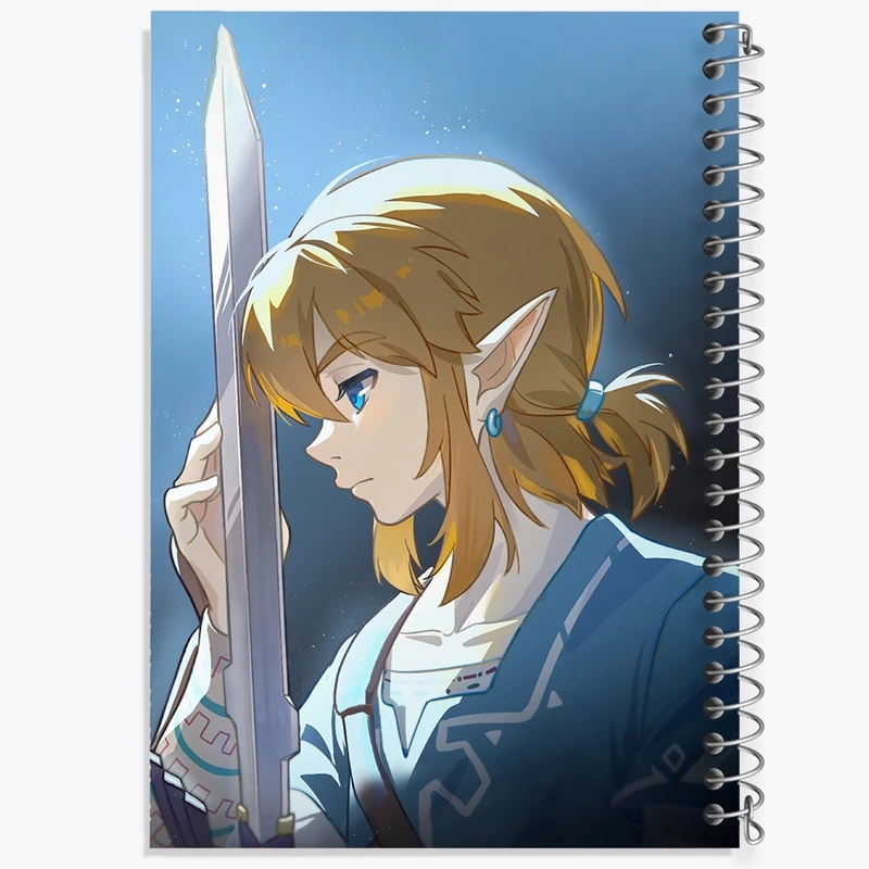 دفتر طراحی 50 برگ خندالو طرح بازی زلدا (zelda) کد 31874