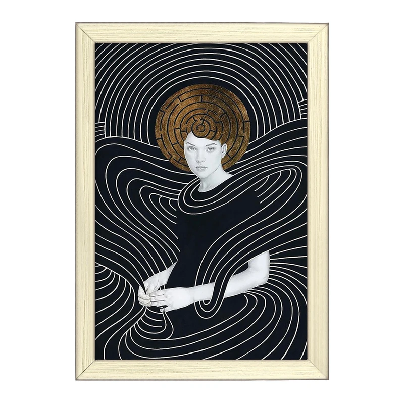 تابلو خندالو طرح دکوراتیو (decorative) کد F202