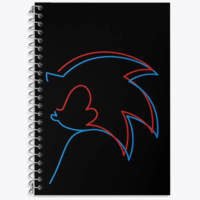 دفتر لغت 50 برگ خندالو طرح سونیک (Sonic) کد F3784