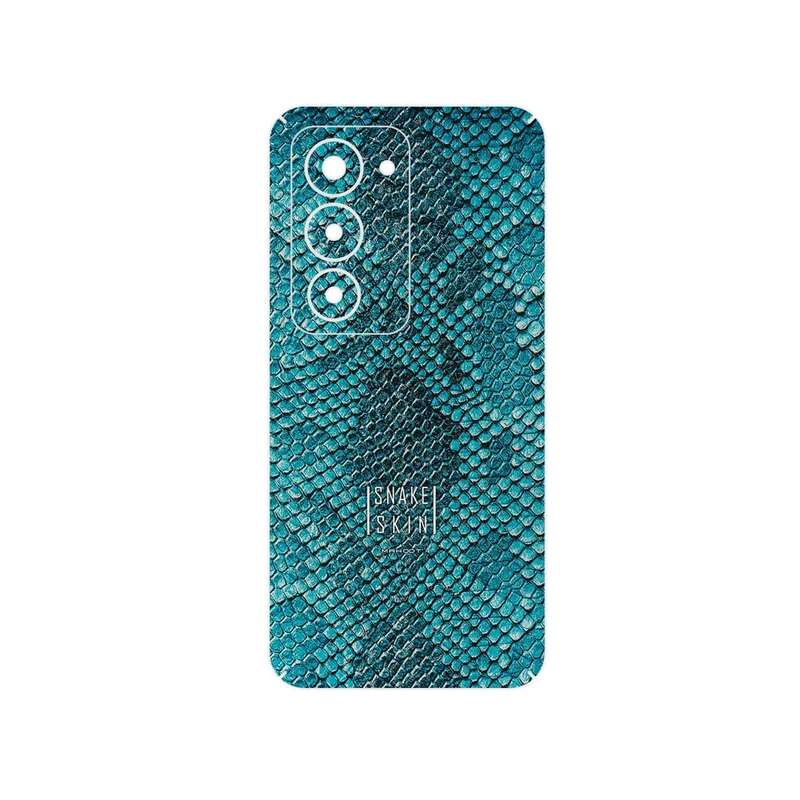 برچسب پوششی ماهوت مدل Blue Snake Skin مناسب برای گوشی موبایل شیائومی Redmi 15 4G