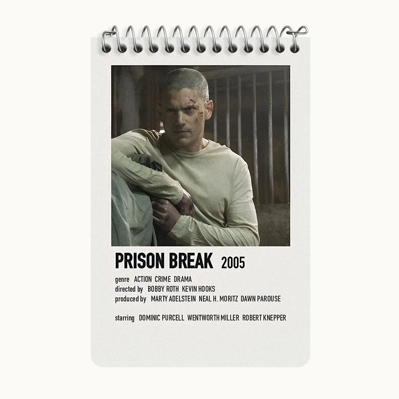 دفتر یادداشت 50 برگ خندالو طرح فرار از زندان (Prison Break) کد F13317