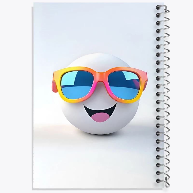 دفتر مشق 50 برگ خندالو طرح توپ سفید کد F12758