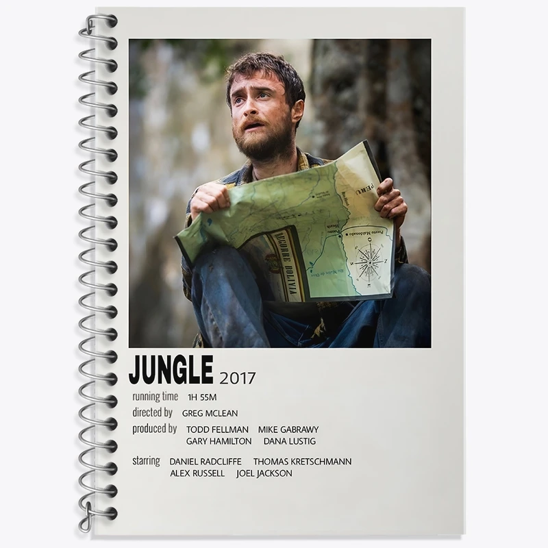 دفتر لغت 50 برگ خندالو طرح جنگل (Jungle) کد F13418