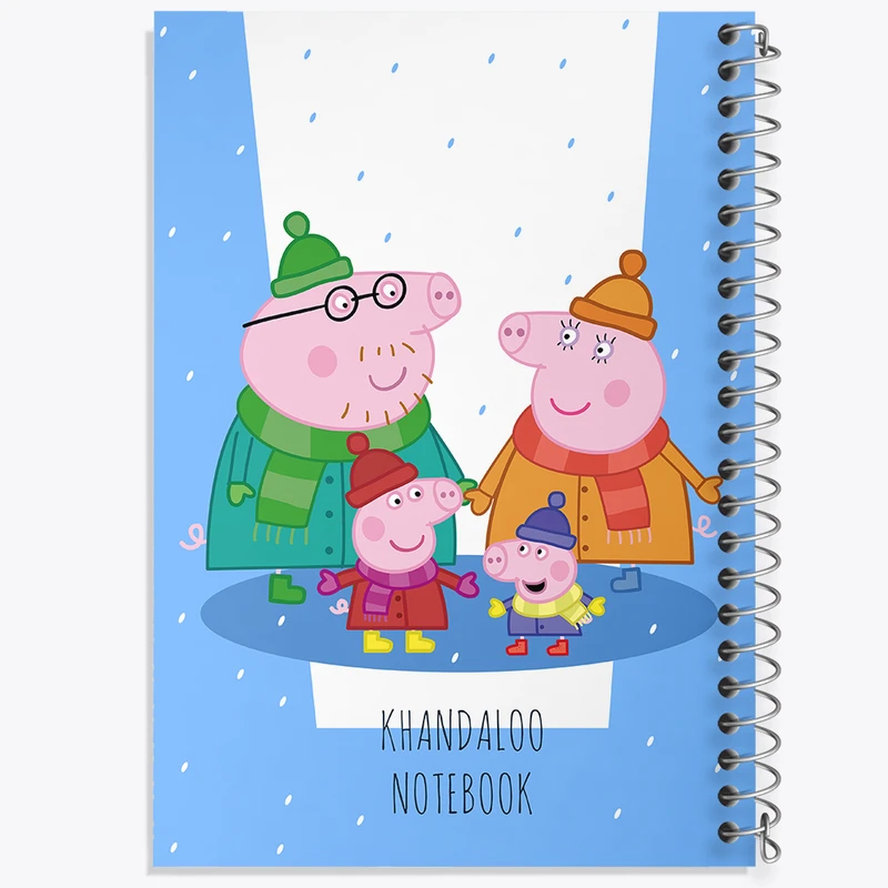 دفتر مشق 50 برگ خندالو طرح انیمیشن پپا پیگ (Peppa Pig) کد N9230