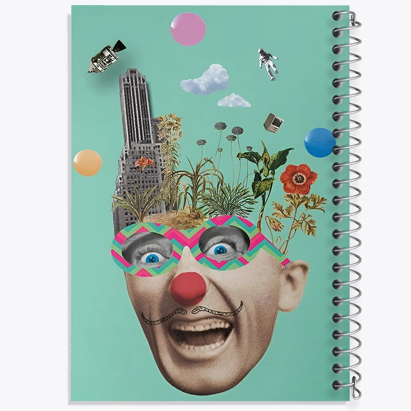 دفتر لیست خرید 50 برگ خندالو طرح سالوادور دالی کد F10841