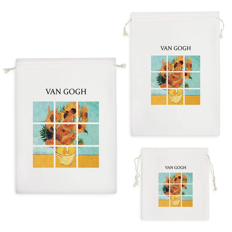 نظم دهنده خندالو مدل گلدان آفتابگردان ونگوگ کد 3043 مجموعه 3 عددی