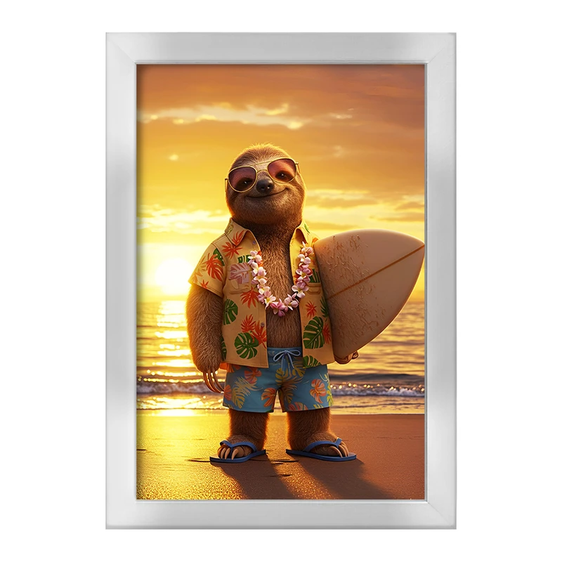 تابلو خندالو طرح تنبل بامزه کد F13695