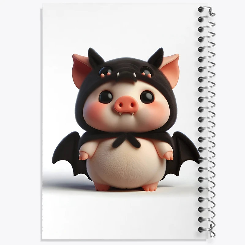 دفتر لیست خرید 50 برگ خندالو طرح خوک بامزه کد F8554