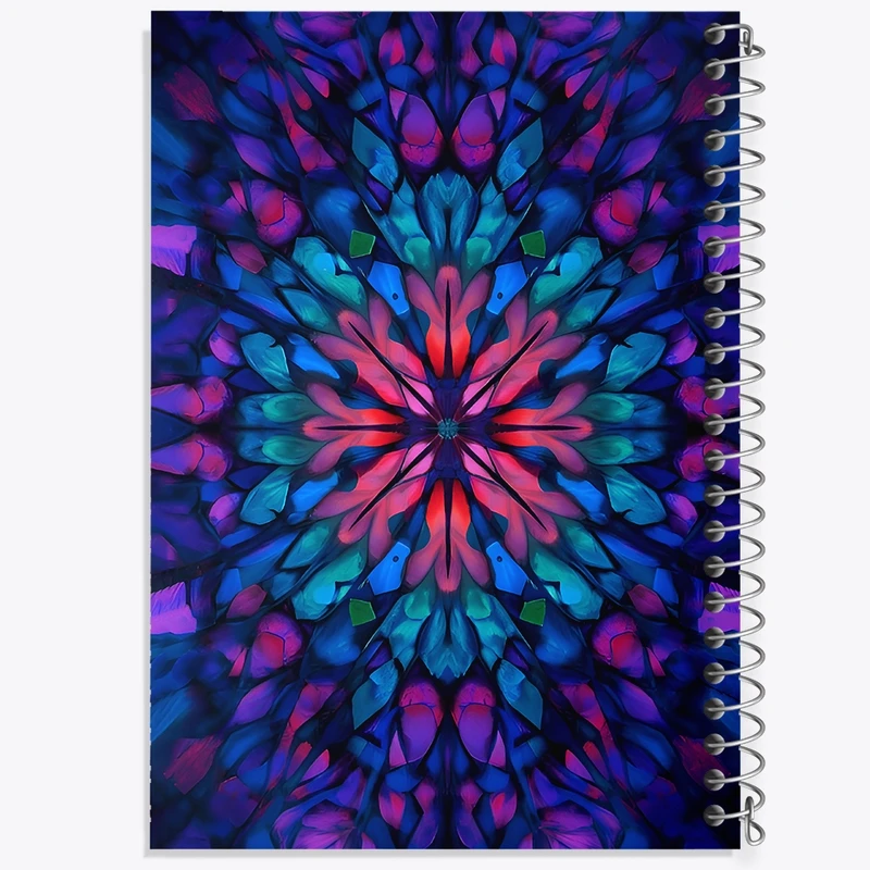 دفتر ژورنال نویسی 50 برگ خندالو مدل نقطه ای طرح طرح ماندلا کد F11644