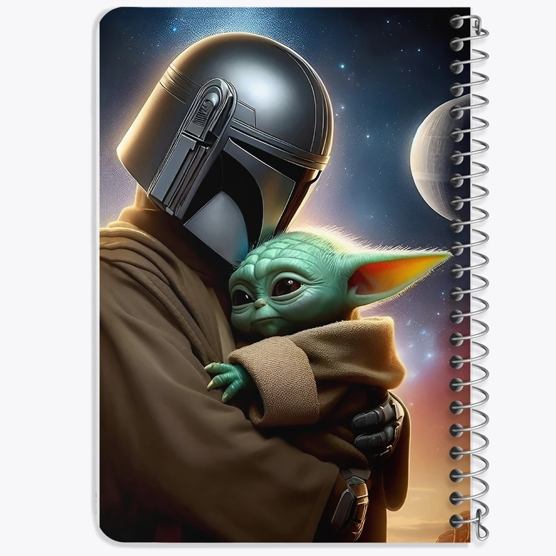 دفتر یادداشت 50 برگ خندالو طرح جنگ ستارگان (Star Wars)  کد N3799