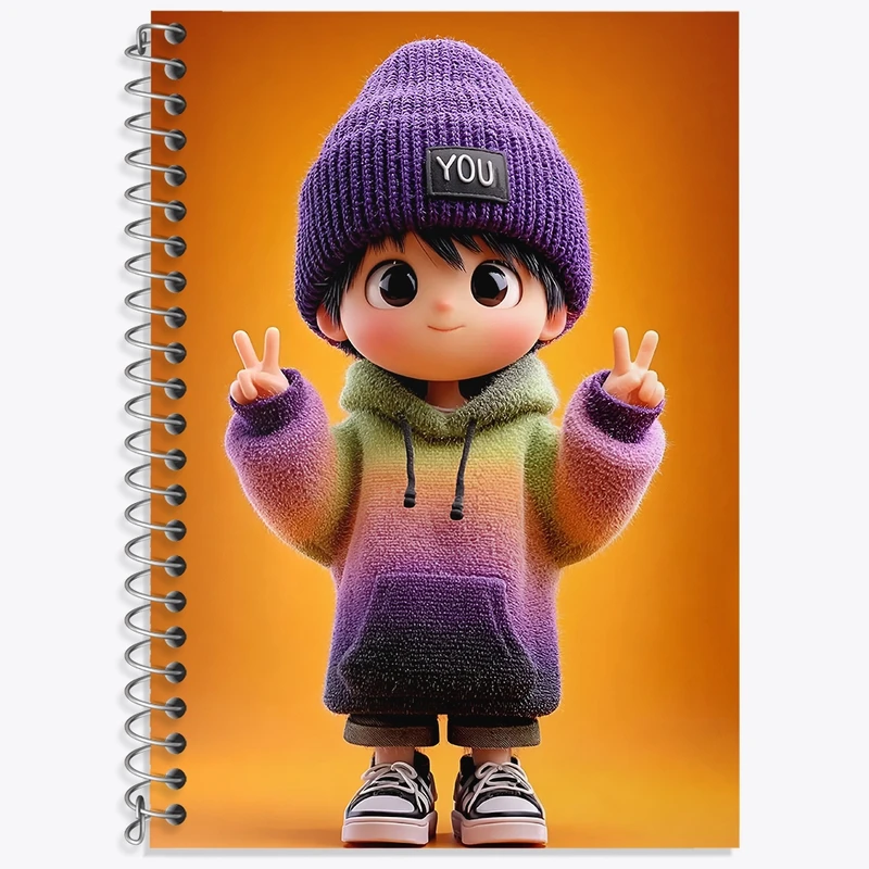 دفتر لغت 50 برگ خندالو طرح پسرانه بامزه کد N8377