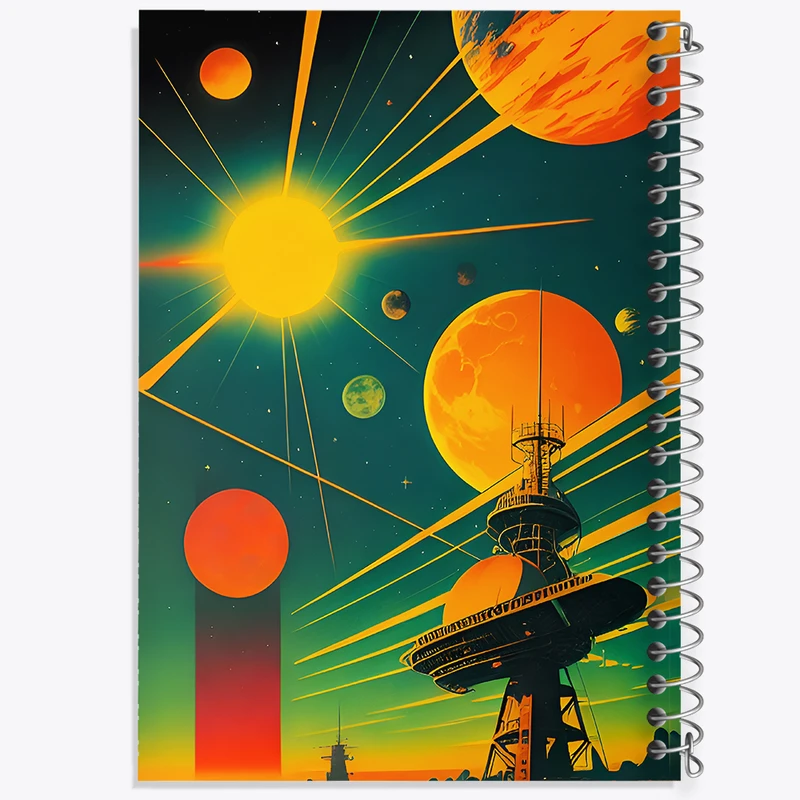 دفتر نقاشی 50 برگ خندالو طرح مرکز فضایی کد F4582