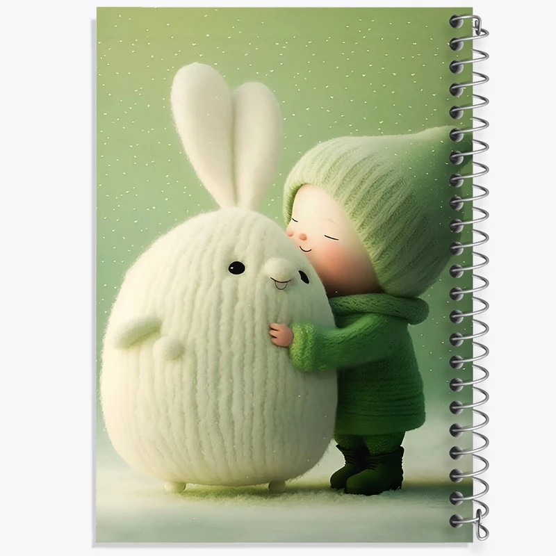 دفتر طراحی 50 برگ خندالو طرح کودکانه کیوت کد N4074