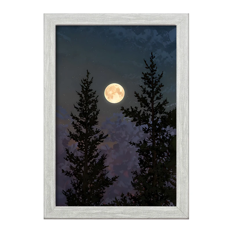 تابلو خندالو طرح ماه (Moon) کد F11609