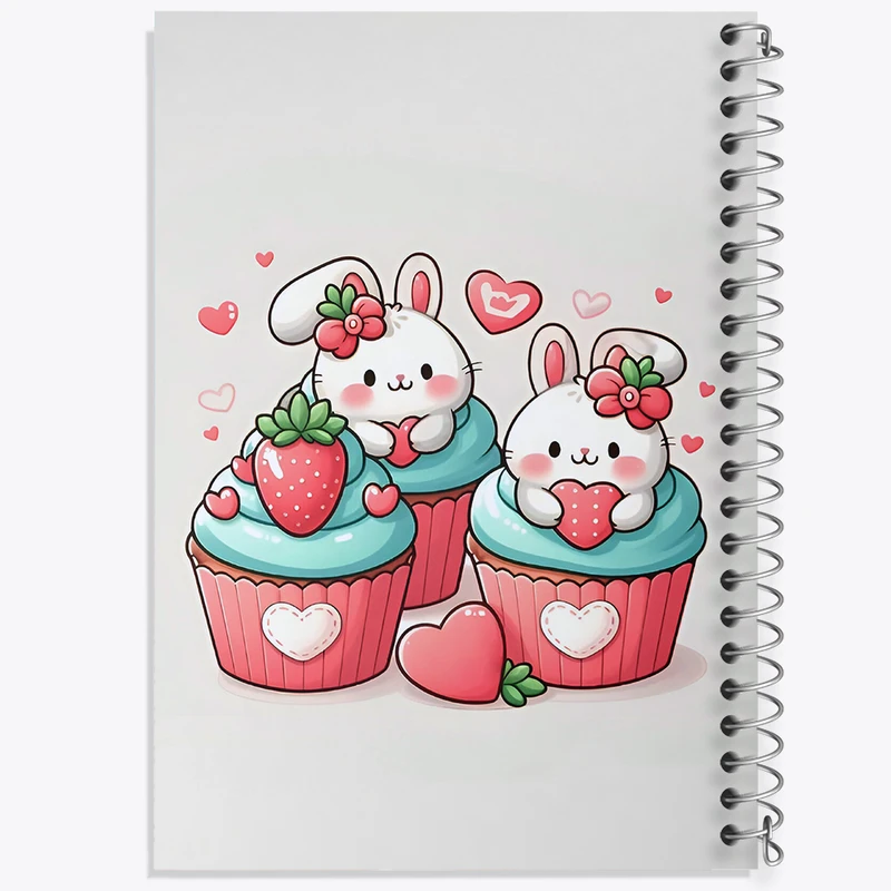 دفتر مشق 50 برگ خندالو طرح خرگوش کیوت کد F4254