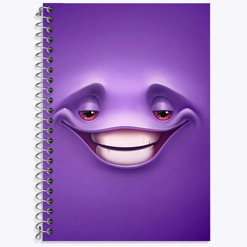 دفتر نت موسیقی 50 برگ خندالو طرح ایموجی بامزه کد F3316