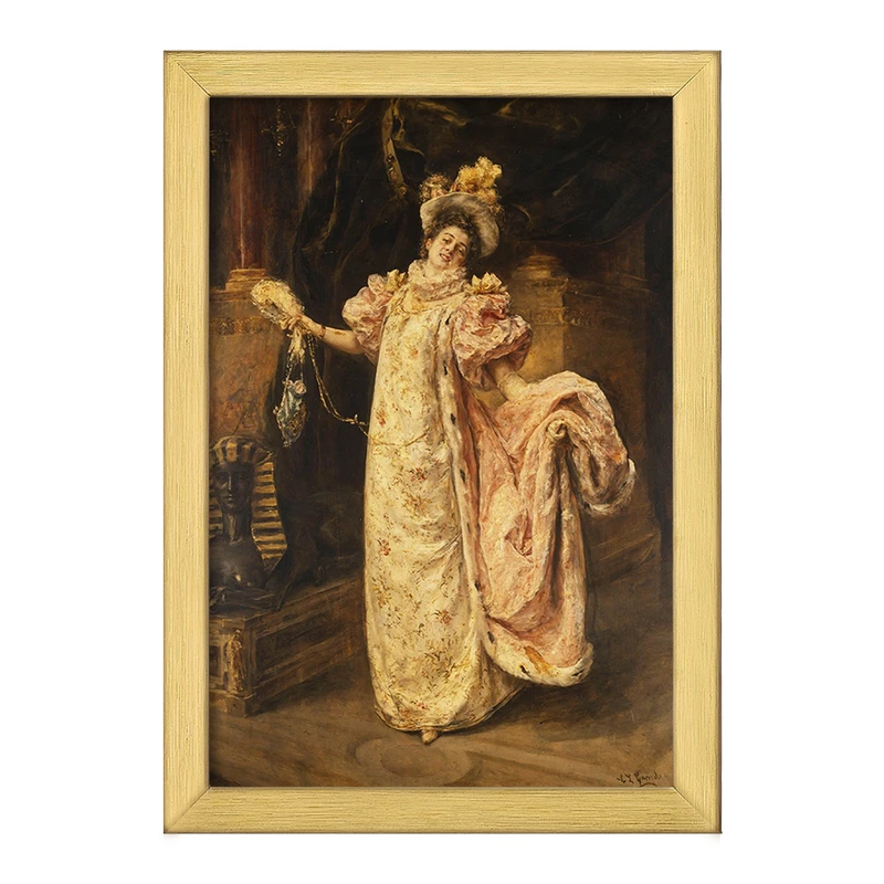 تابلو خندالو طرح نقاشی رسیدن به اپرا اثر ادواردو لئون گاریدو کد F12131