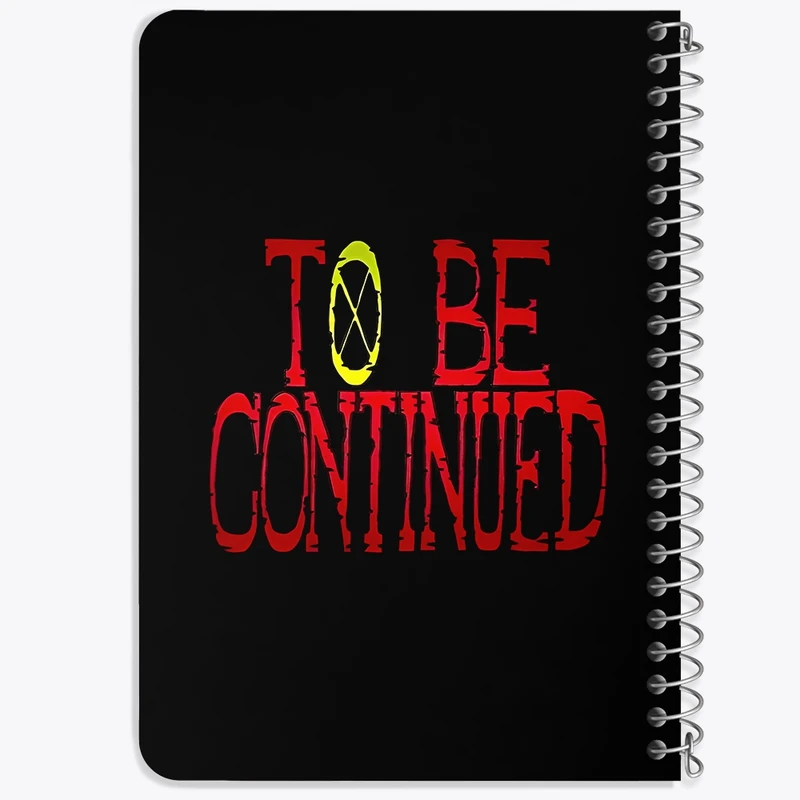 دفتر یادداشت 50 برگ خندالو طرح To be continued کد F5578