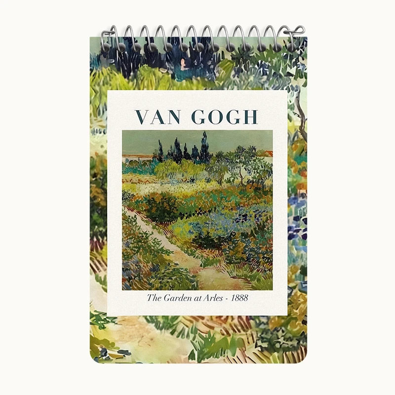 دفتر یادداشت 50 برگ خندالو طرح ونسان ونگوگ کد F10713