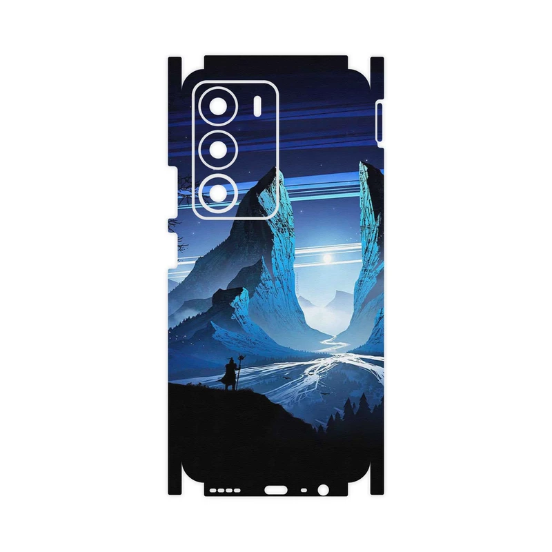 برچسب پوششی ماهوت مدل Blue Mountains Digital Art-FullSkin مناسب برای گوشی موبایل ریلمی C71