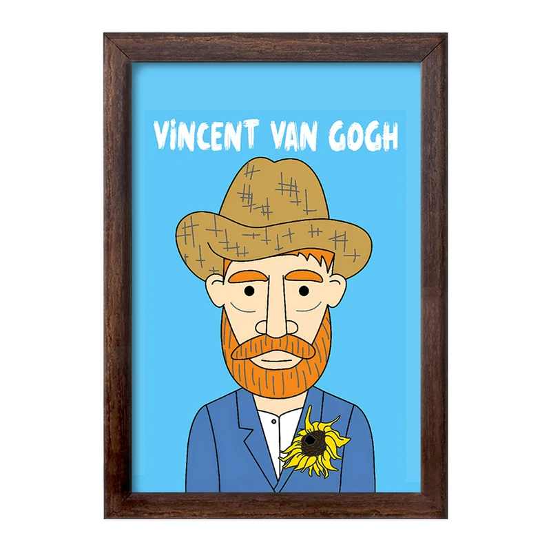 تابلو خندالو طرح ونسان ونگوگ کد F11688