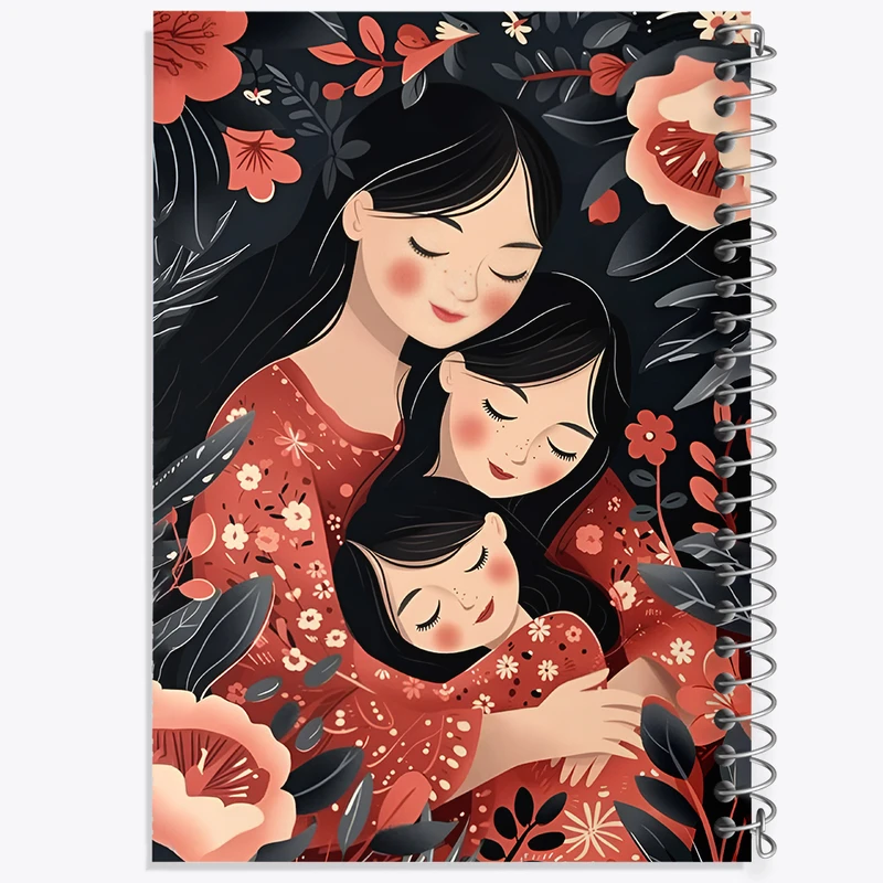 دفتر مشق 100 برگ خندالو طرح مادر و دخترها کد F12609