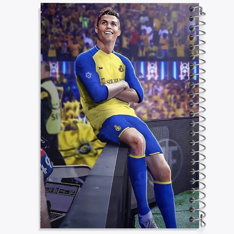 دفتر طراحی 50 برگ خندالو طرح کریستیانو رونالدو کد F302