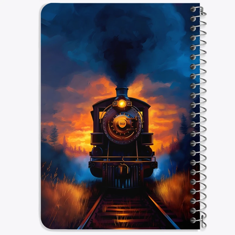 دفتر یادداشت 50 برگ خندالو طرح قطار کد F6577