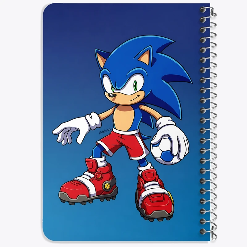 دفتر یادداشت 50 برگ خندالو طرح سونیک (Sonic) کد N8012