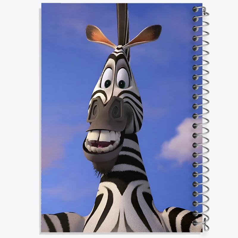 دفتر مشق 50 برگ خندالو طرح انیمیشن ماداگاسکار(Madagascar) کد N7477