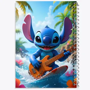 دفتر مشق 50 برگ خندالو طرح استیچ کد F12644