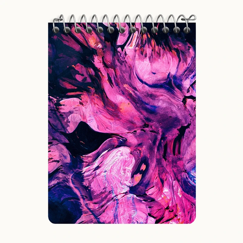 دفتر یادداشت 50 برگ خندالو طرح بافت رنگی کد N5439