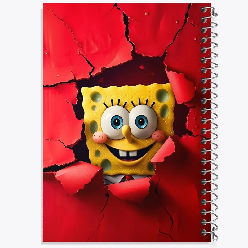 دفتر لیست خرید 50 برگ خندالو طرح باب اسفنجی کد F14400