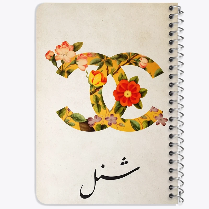 دفتر یادداشت 50 برگ خندالو طرح شنل (Chane) کد F9629