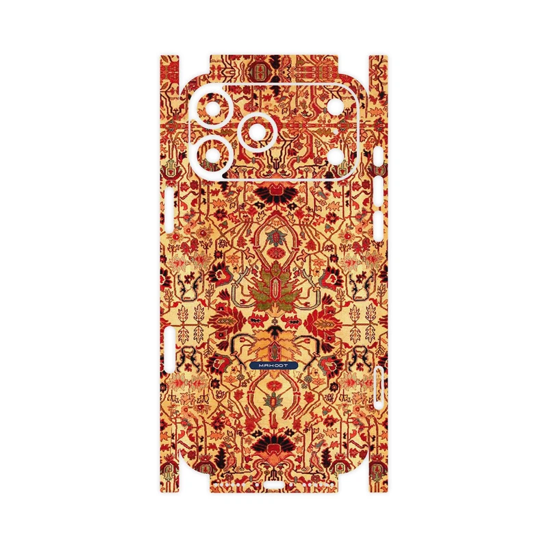 برچسب پوششی ماهوت مدل Persian_Carpet_Yellow-FullSkin مناسب برای گوشی موبایل اپل iPhone 17 Pro Max