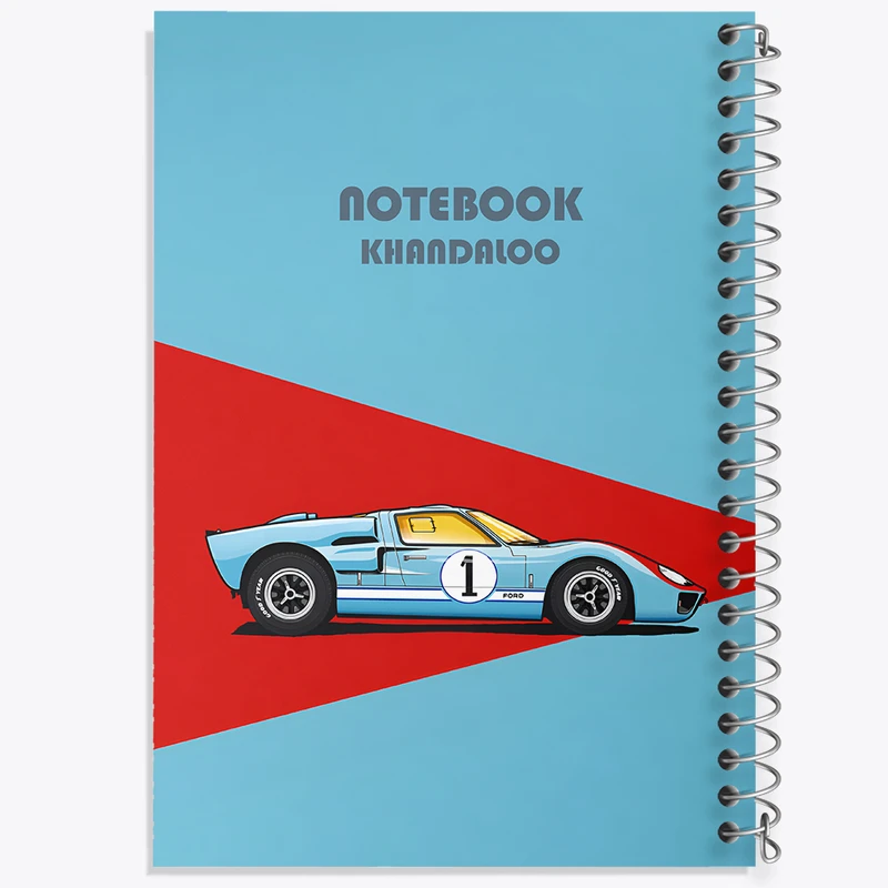 دفتر مشق 50 برگ خندالو طرح فورد (Ford GT40) کد N7538