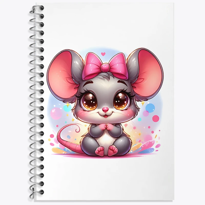 دفتر نت موسیقی 50 برگ خندالو طرح موش کیوت کد F11822