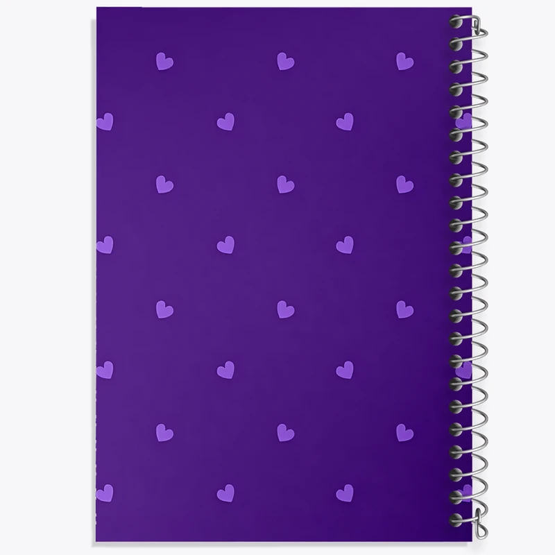 دفتر مشق 50 برگ خندالو طرح پترن قلب کد F3733