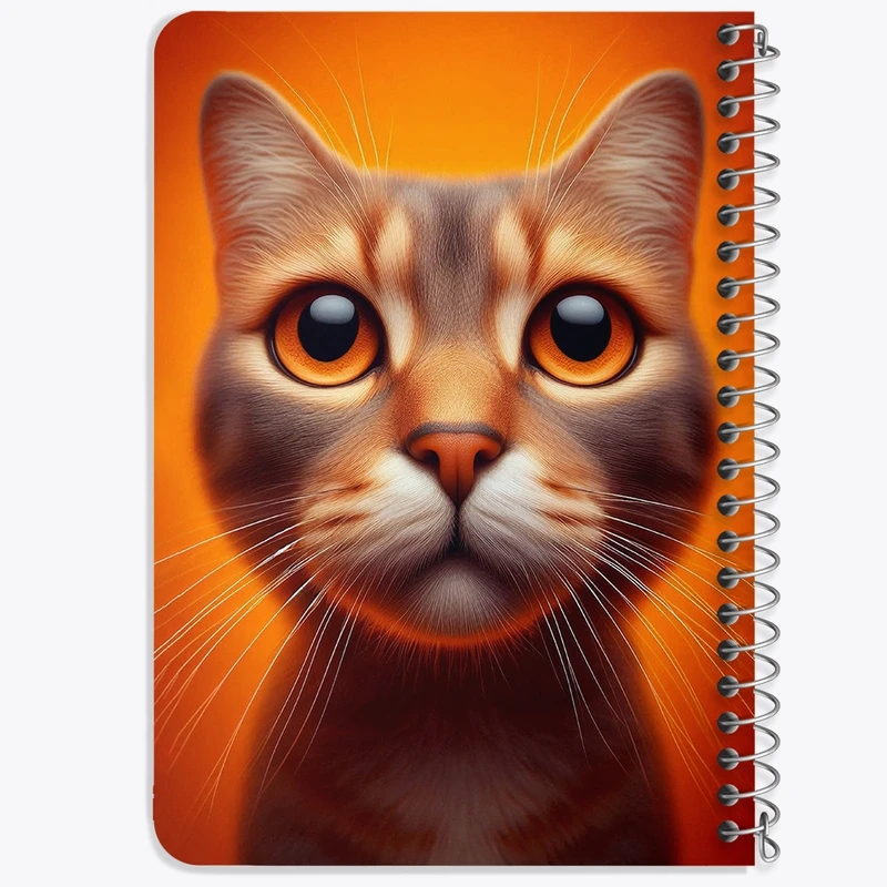 دفتر یادداشت 50 برگ خندالو طرح گربه (Cat) کد N1478