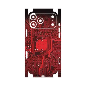 MAHOOT Red_Printed_Circuit_Board-FullSkin Cover Sticker for Apple iPhone 17 Pro Max