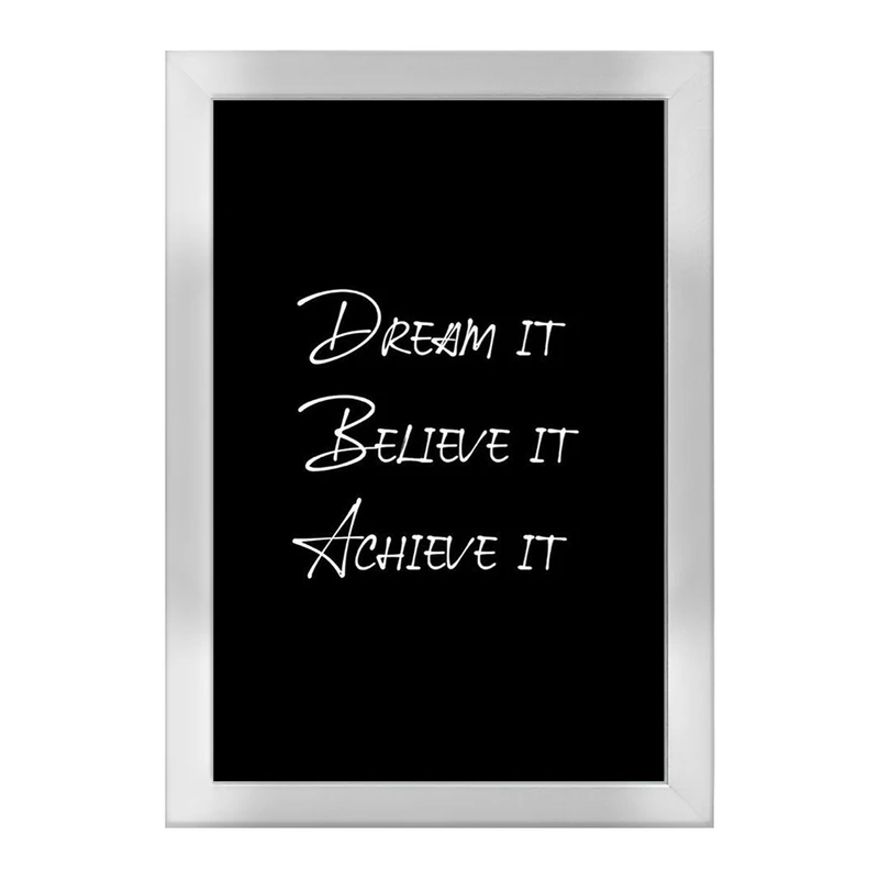 تابلو خندالو طرح Dream It Believe It Achieve It کد F1215