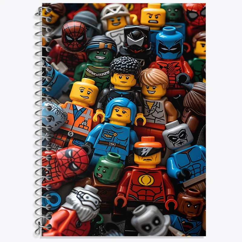 دفتر نت موسیقی 50 برگ خندالو طرح لگو (Lego) کد F4219